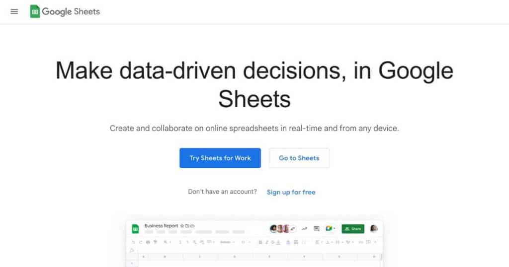 Why Google Sheets For Dashboard Templates_