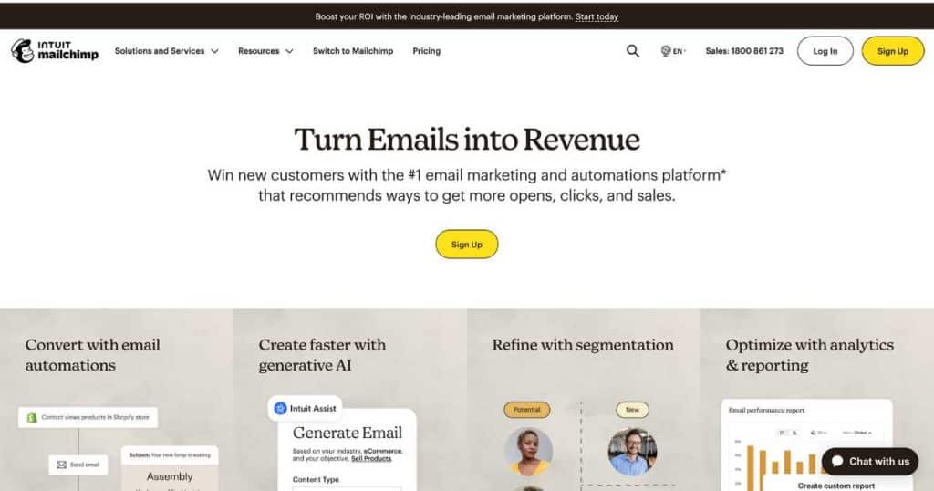 Mailchimp Omnisend Alternative