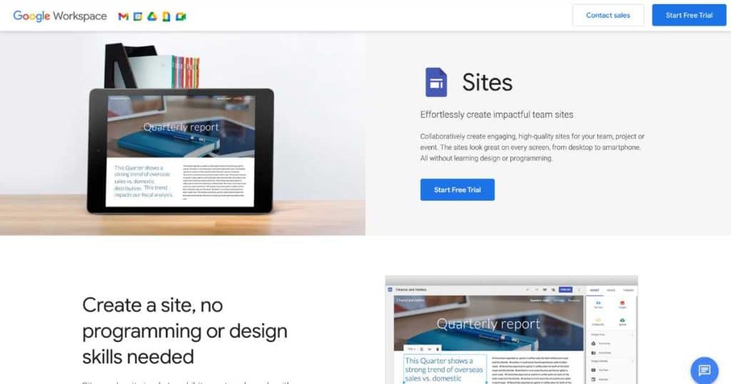 Top 5 Website Builders Google Sites