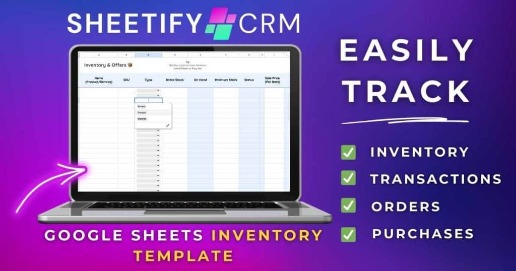 Best Google Sheets Inventory Management Solution_