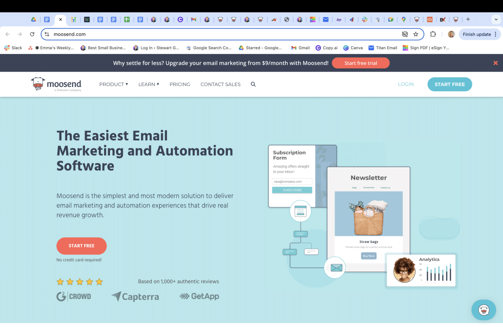 Moosend Best Mailchimp Alternative