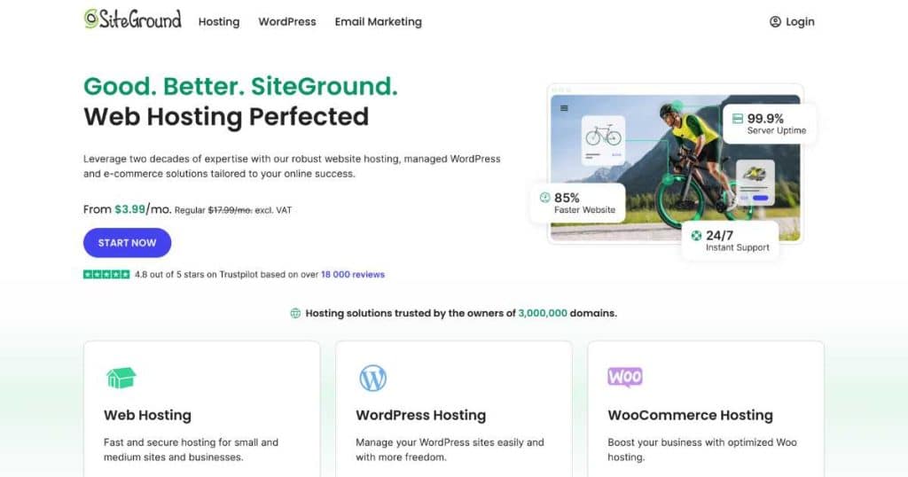 Top 5 Web Hosting For Small Business Siteground