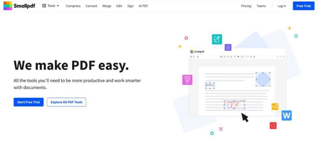 Best Free PDF Signers SmalPDF