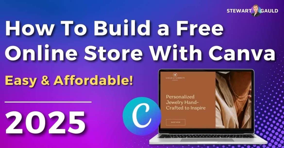 How To Build A Free Online Store with Canva (2025 Guide)