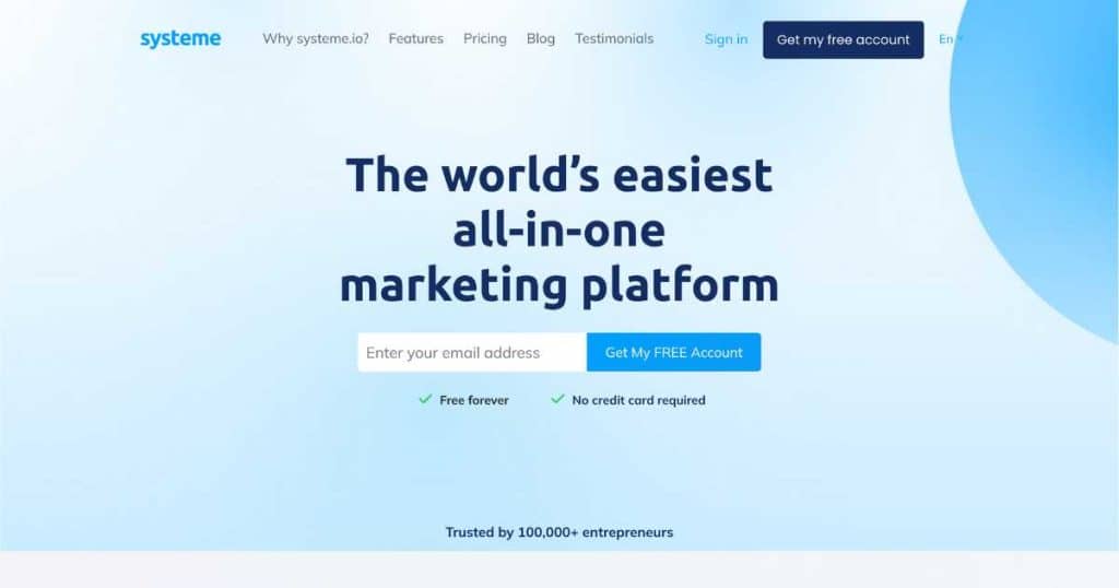 GoHighLevel Alternatives Systeme.io