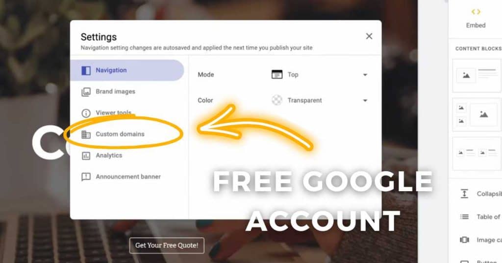 How To Connect a Custom Domain To Google Sites Free