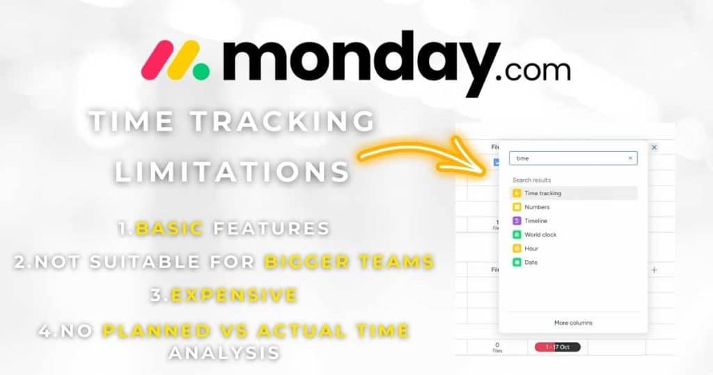 Monday.com Time Tracking Limitations