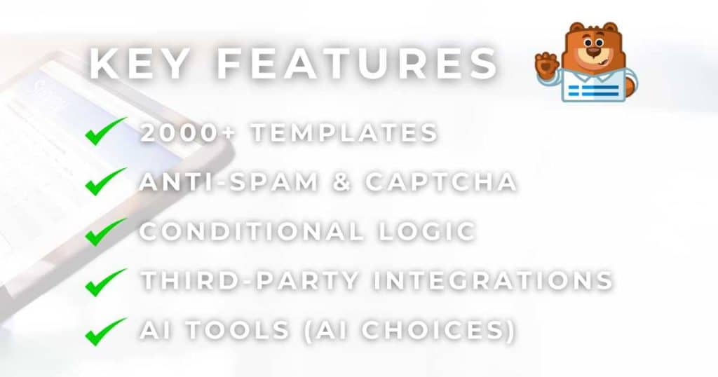 WPForms Key Features