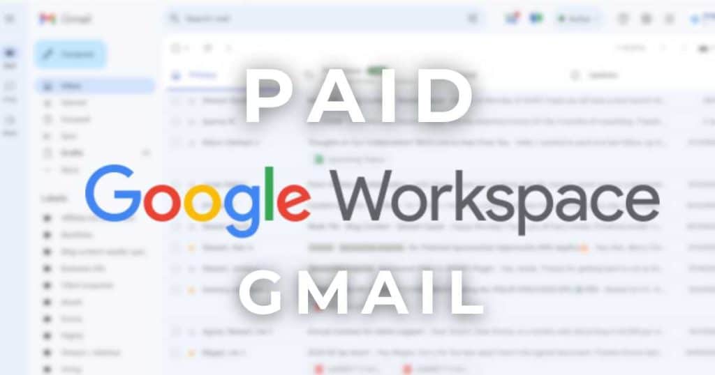 What Is Paid Gmail Google Workspace