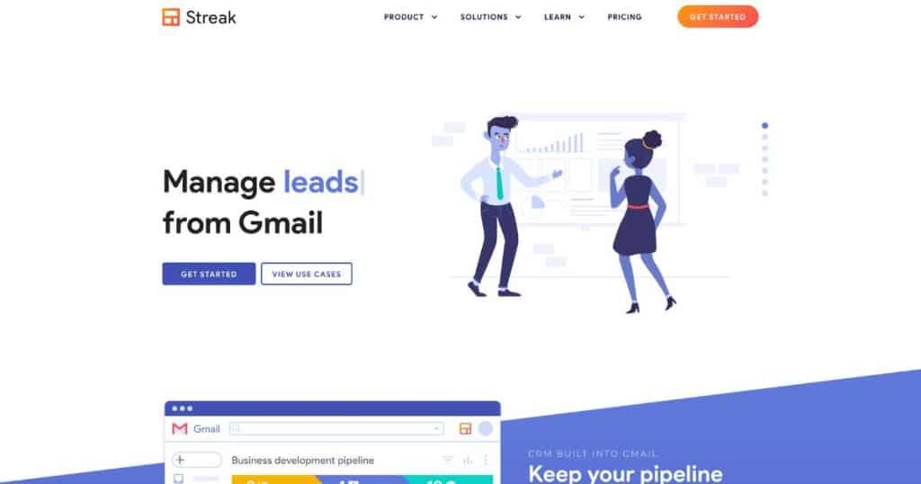 Best CRM For Google Streak CRM