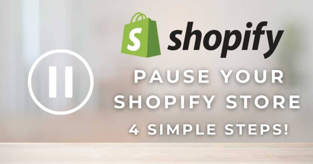 Can You Pause Shopify_