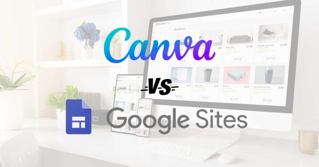 Canva Store vs Google Sites Store