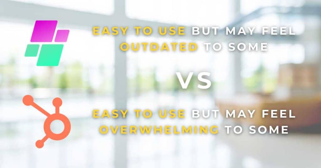 Sheetify CRM vs HubSpot Ease Of Use
