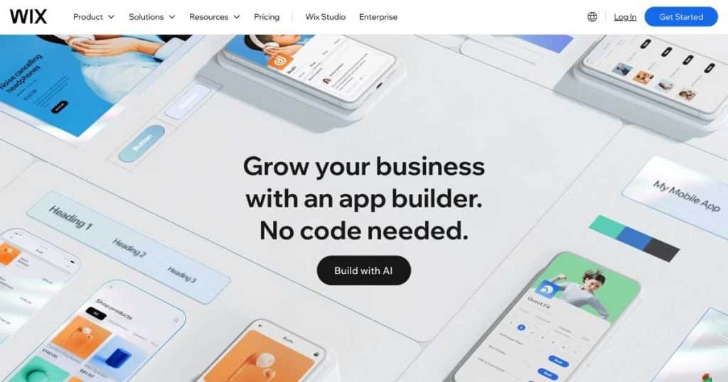 Top No-Code iOS App Builders Wix