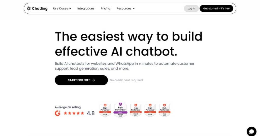 Best AI Chatbots For Small Business Chatling