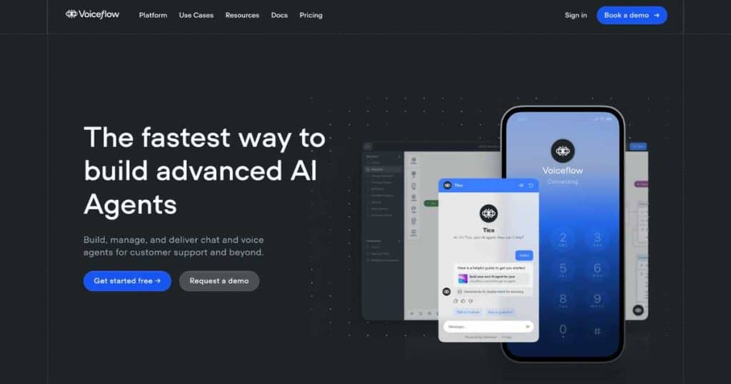 Top 5 AI Agent Builders For Small Business Voiceflow