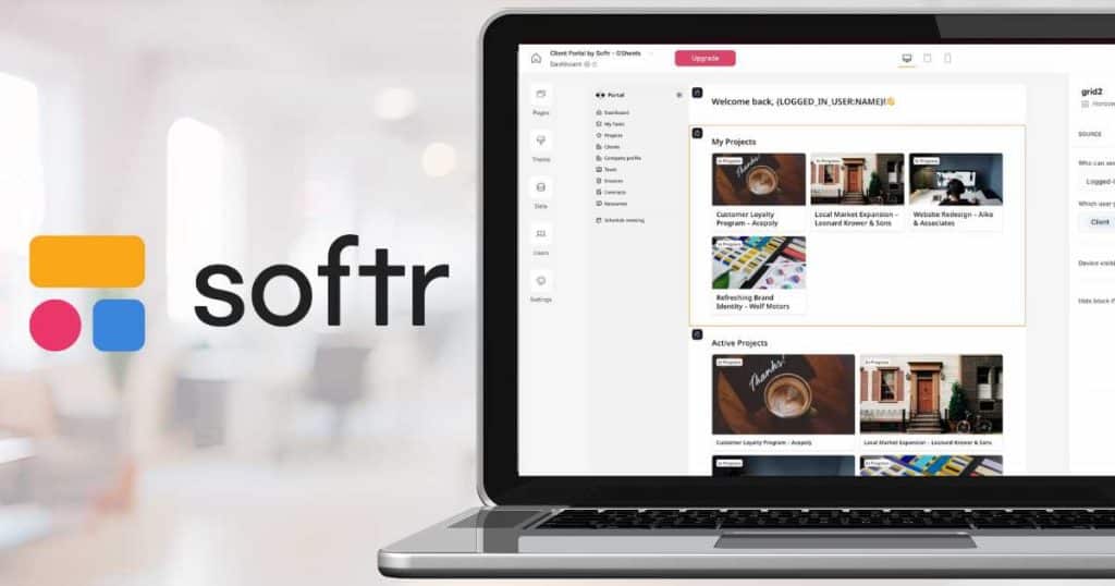 Best Client Portals For Small Business Softr_